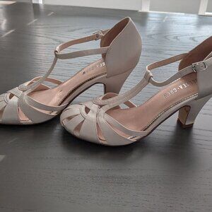 Chelsea Crew T-Strap heels